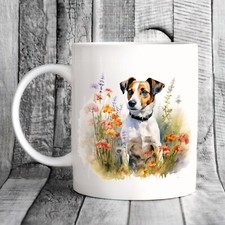 Pet Dog Mug, watercolour Jack
