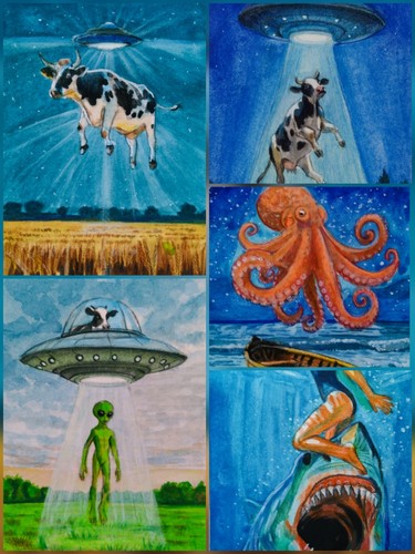 Aceo art cards - 🧿5,