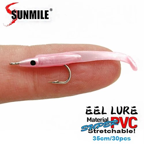 Sunmile 30pcs eel soft fishing - soft,