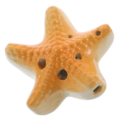 Mini ceramic ocarina - ceramic, six