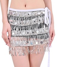 Professional Belly Dancing Waist Scarf Elastic Band Stretchy Comfortable Costume