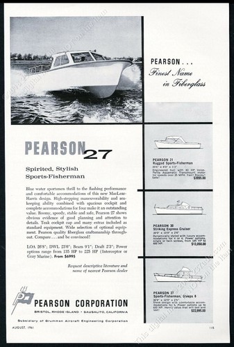 1961 pearson boat sports - 1961,