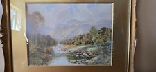 Original Early c20 Watercolour 'Loch Achray' by R. Cresswell Boak, signed