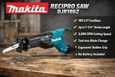 Makita DJR186Z Reciprocating
