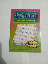 1 X SUDOKU PUZZLE BOOK A5 SIZE