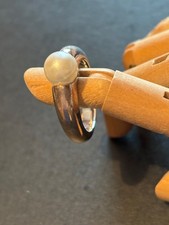 Thomas Sabo -  Single Pearl Ring  - Sterling Silver - Size O