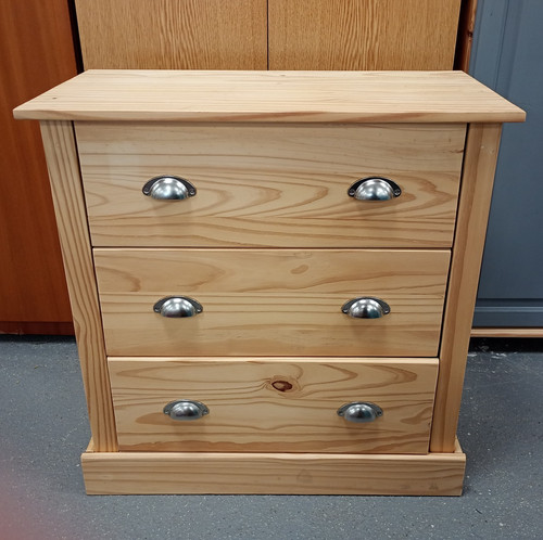 Natural pine chest drawers - chest, of