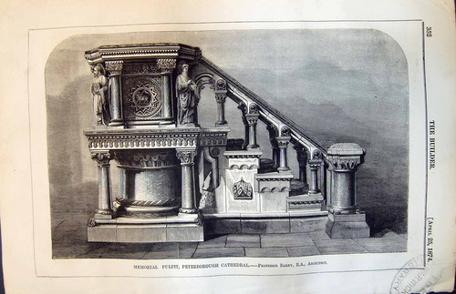 Old memorial pulpit - old,