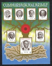 Turkish Stamps SG 2986 1987 Mini Sheet Perfect - MINT (z030)