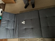 Sofa Bed 4 In 1 Metal Frame With Adjustable Head Rest