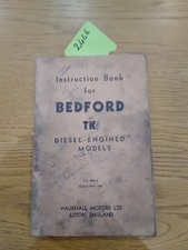 Bedford TK Lorry Truck Instruction Book 1962
