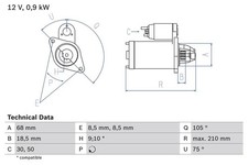 Bosch Starter For Chevrolet