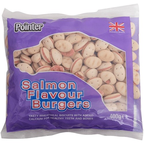 Pointer salmon burgers dog - salmon,