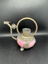 Antique tibetan silver teapot - silver,