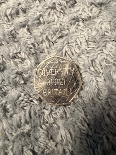 Diversity built britain 50p - diversity,