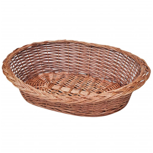 Dog basket willow natural - dog,
