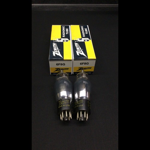 Matched pair zenith 6f8g - pair, (6sn7