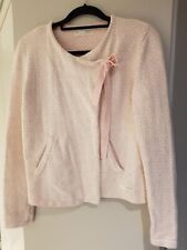 Pretty pink and cream 100% Cotton Odd Molly cardigan in Size 3.
