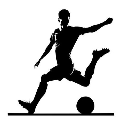 Car sticker football - , player
