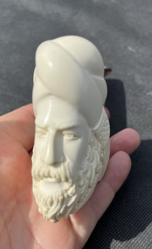 Vintage carved block - carved,