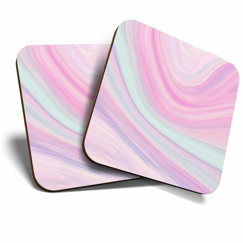 Coasters pink marble - -,