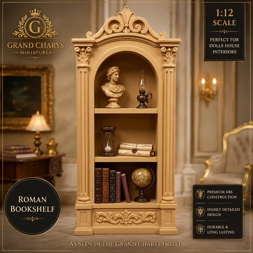 Scale roman bookcase - roman,