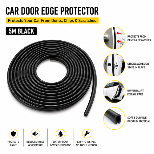 Rubber car door boot - 5m,