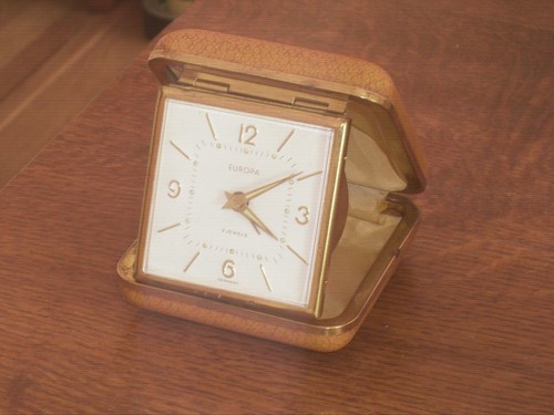 Europa travel clock wind - clock, 2