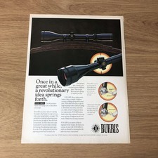 GUNS116 MAGAZINE ADVERT 12X9 BURRIS SIGNATURE SERIES SCOPES