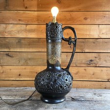 Large West German Fat Lava Floor Lamp. Rewired & PAT tested. 65cm