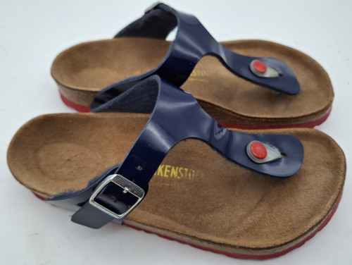 Birkenstock navy blue patent - blue,
