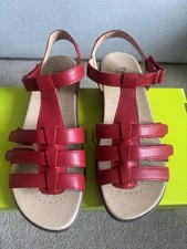 Hotter Sol Tango Red Leather