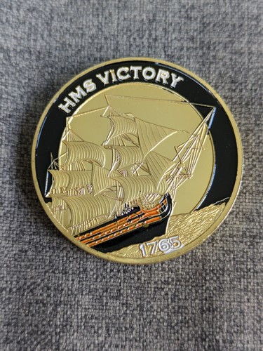 Hms victory naval ship coin - victory,