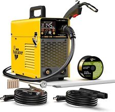 haxiaoer 145A MIG Welder Flux Core 240V, Portable for Beginner/Gasless Welding 