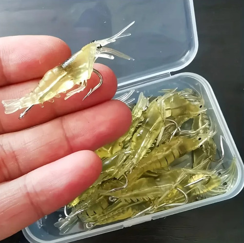 20pcs luminous shrimp fishing - 20pcs,