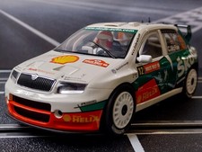 Used 1:32 = Scalextric Skoda Fabia 4x4 WRC Colin McRae #12 C2645