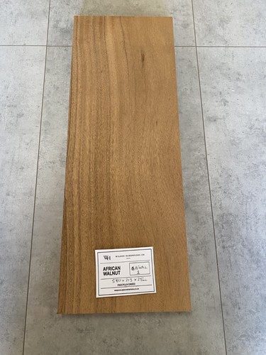 580x213x25mm african walnut - african,