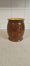 Large Handcrafted Denby. Spice Jar Shaped Utensils Jar.