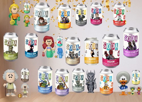 Collectable funko vinyl - collectable, soda