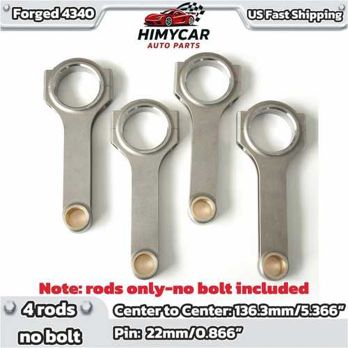 Forged beam connecting rods - connecting,