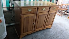 Pine sideboard long cupboard