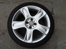BMW MINI COOPER S ONE 2005 1.6 R50 R52 R53 17" BULLET ALLOY WHEEL & TYRE #2