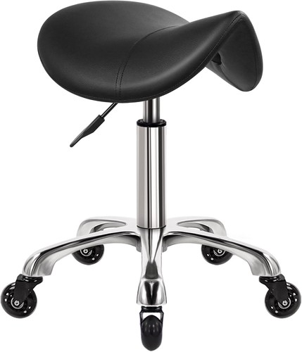Saddle stool wheels swivel - saddle,