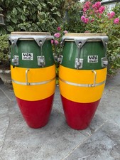 Vintage Natal Conga Drums Super Latin Percussion custom-made in 89 by Alan Sharp