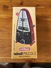 Wittner Taktell Piccolo Metronome Black Musical Instrument Piano Time Keeper