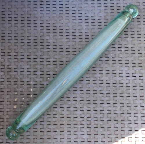 Victorian hand blown green - hand,