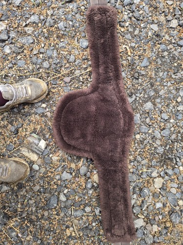 Brown kentucky sheepskin 145cm - sheepskin,