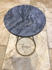 Custom Faux Marble & Brass