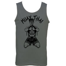 Muay Thai Mens Martial Arts Vest MMA Kick Boxing Pads Gloves Training Top 