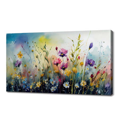 Meadow colourful flowers - meadow,